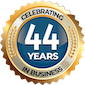 Celebrating 44 Years in Business